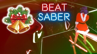 FULL COMBO - Carol of the Bells in BEAT SABER [Expert] ~ First Attempt