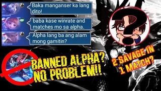 BINAN NILA ALPHA KO KASE KALA NILA CANCER AKO| NAKA-2 MANIACS TULOY AKO| HAHA LAUGHTRIP TO!| MLBB