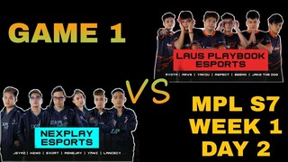 NXP SOLID VS LPE | GAME 1 | MPL S7 WEEK 1 DAY 2