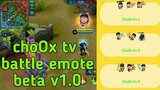 ChoOx tv may sarili ng battle emote sa Mobile Legends(Preview)