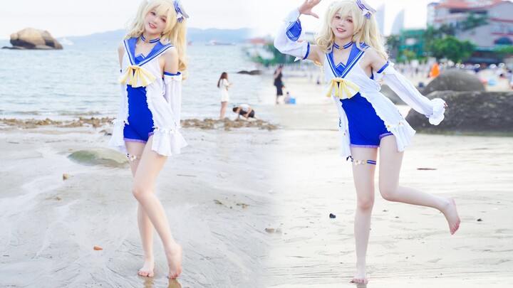 ชุดว่ายน้ำ + ทะเล! มาเล่นน้ำกันเถอะ~ บาร์บาร่า ลุยเลย! ❤️【ชิงโต่วเจียง】