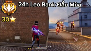 24H Leo Rank Đầu Mùa Đối Đầu Toàn Hack Với Pro ☠️🇻🇳CULÌ Vẫn Cân 4 Như Thường