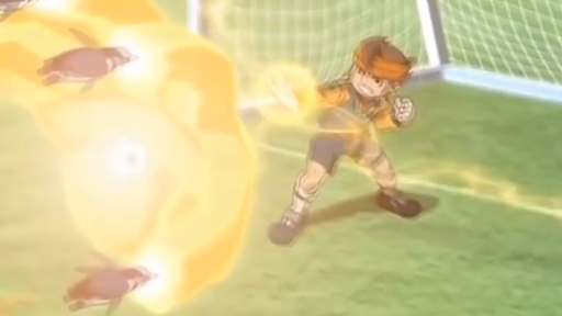 ไรโมง ปะทะ เทโคคุ ตอน เก็นดะมือประตูสุดเหนียว inazuma eleven go strikers 2013