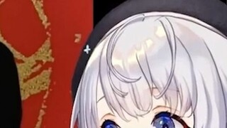 【Shizuku Aru】Gadis Sakura memamerkan kaligrafinya dan menulis karakter "福" dengan sangat baik!
