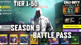 *NEW* Season 9 Battle Pass Tier 1-50 in COD Mobile! All BP Rewards + Gameplay! Season 9 CODM Leaks