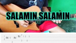 Salamin, Salamin - BINI - Fingerstyle Guitar (Tabs) Chords Lyrics