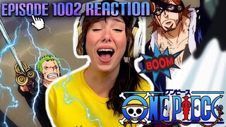 ZORO AND DRAKE TEAMUP | One Piece Episode 1002 | REACTION