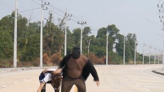 #개영화가 아이에게 발로 차일 때 😂😂😂 #4offun #หนังหมา #moviedog