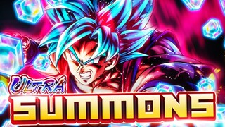 THE MOST INSANE SUMMONS EVER! ULTRA SSBKK GOKU SUMMONS GO WILD! | Dragon Ball Legends