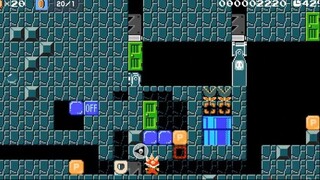 Super Mario Maker 2 - Cột cờ Troll Mario ở cấp độ này