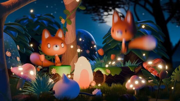 【 Blender 】แอนิเมชั่นจิ้งจอกน้อย แต่มีบางอย่างไม่ถูกต้อง