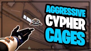 AGGRESSIVE CYPHER CAGES for ATTACKING in VALORANT