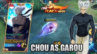 CHOU SKIN AS GAROU SCRIPT [ONE PUNCH MAN] - MOBILE LEGENDS