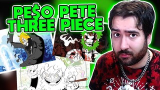 REACTION - PE$O PETE ONE PIECE TRACKS! Gear 5 Luffy, Zoro, and Sanji!