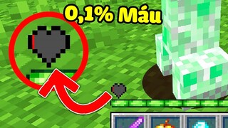 Minecraft Nhưng Bạn Chỉ Có 0,1% Máu