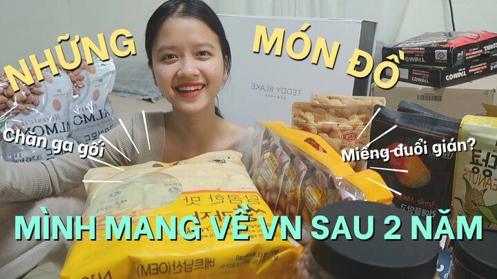 NHỮNG MÓN ĐỒ MÌNH MANG VỀ VN SAU 2 NĂM | Ly Nguyễn