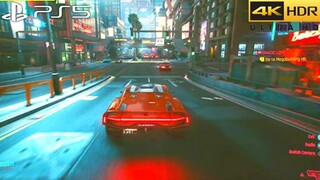 Cyberpunk 2077 (PS5) 4K 60FPS HDR Gameplay - (PS5 Version)