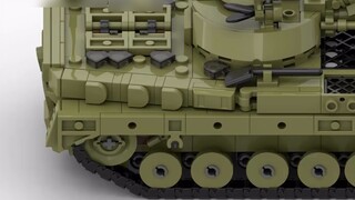 Xe chiến đấu bộ binh BMP-1 của Liên Xô MOC 1:35, hệ thống treo hoàn toàn bên trong, tính cơ động cao