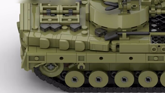 Soviet BMP-1 Infantry Fighting Vehicle MOC 1:35 Suspension Fully Internal Structure Highly Movable H