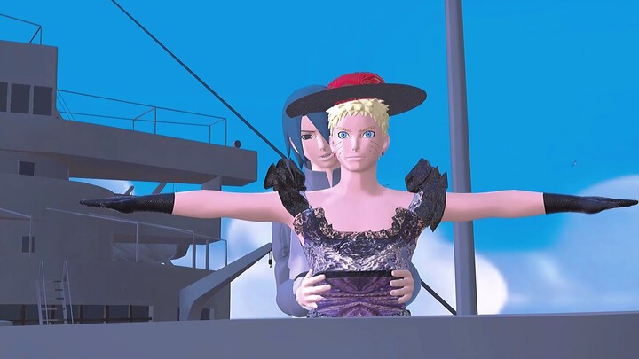 After studying animation for three years, I am here again. Naruto and Sasuke are on their honeymoon.