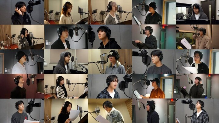 【ترجمة صينية لسوتشو】سيفنتين: هوزي، وونيو، مينكيو، دوغوم، وسونغوان يشاركون في أداء أغنية «القمر في ال