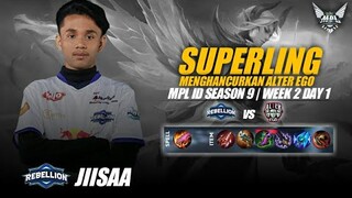 MVP Best Moments Ling RBL Jiisaa | Rebellion vs Alter Ego - MPL ID Season 9 Week 2 Day 1 Game 1