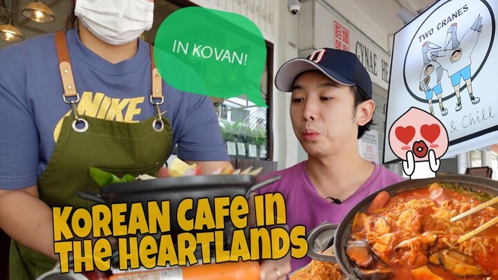 Korean food in the heartlands | Two Cranes cafe Kovan | My Favourite Eats in Singapore