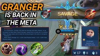 GRANGER IS BACK 17 KILLS NO DEATH 1 SAVAGE NEW BUILD 2021