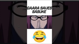 When Gaara saves Sasuke 🤯🔥 #shorts #anime #naruto #sasuke #gaara #trendingshorts #viral