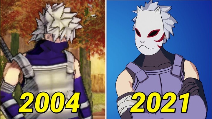 Evolution of Kakashi Anbu in Games (2004-2022)