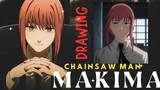 Drawing Makima{Chainsaw Man}