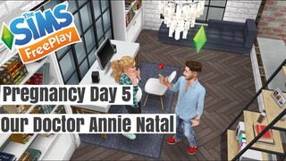 The Sims FreePlay- Pregnancy Event (Day 5)  The Amazing Annie Natal   | XCultureSimsX