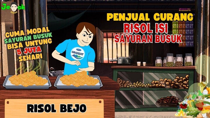 PENJUAL CURANG RISOL ISI SAYURAN BUSUK  SINETRON AZAB