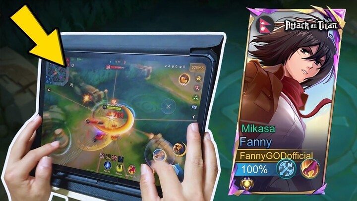 Fanny Hand Cam Gameplay from TikTok Live Re-Upload by FannyGODofficial
