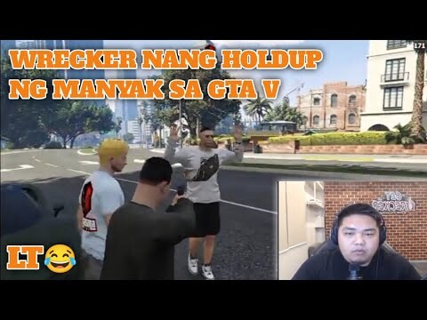 WRECKER NANG-HOLDUP NG MANYAK SA GTA V ( GRAND THEFT AUTO V )