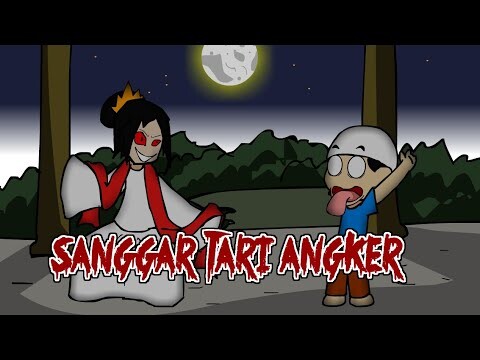 HANTU SANGGAR TARI (part 1)- KARTUN HANTU LUCU | MAMAT THE GAPLEK STORY EPS 14