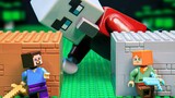 เกม LEGO Minecraft Survival - ภาพเคลื่อนไหว Minecraft - หยุดการเคลื่อนไหว