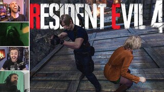 Ashley Needs Saving, Resident Evil 4 Streamers Funny Moments Compilation (Funny Moments)