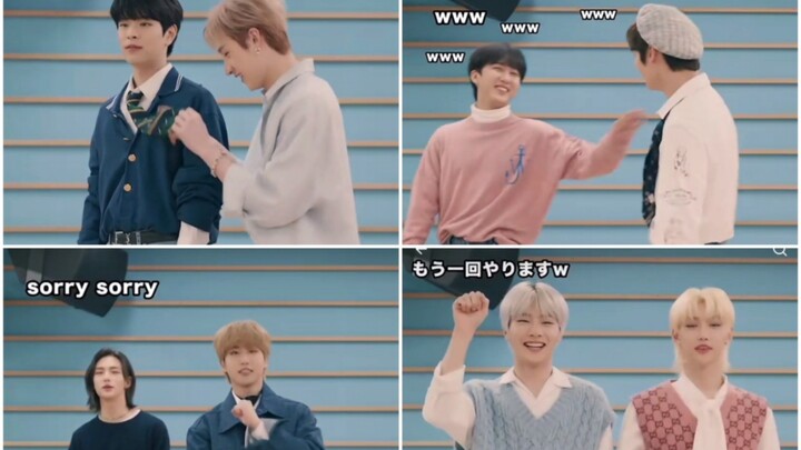 【Stray Kids delapan penggemar】TikTok 211230 Tantangan Pop Corn behind the scenes pasangan #Membahas 