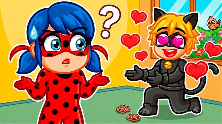 CAT NOIR CONFESSOU SEU AMOR PARA LADYBUG NO ROBLOX!😱🐞