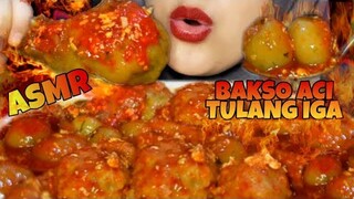 BAKSO ACI RUSUK TULANG IGA KUAH MERCON || PEDASNYA GAK NAHAN 😭😭😂😂😂|| ASMR INDONESIA