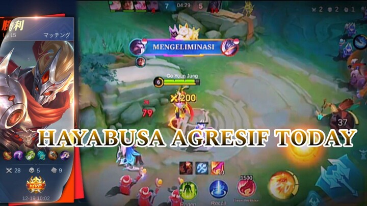 HAYABUSA AGRESIF TODAY