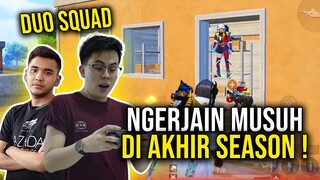 NGERJAIN MUSUH DI AKHIR SEASON !! DUO VS SQUAD With ( @ryansuperNayr ) ! - PUBG MOBILE INDONESIA