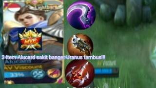 Alucard item build sakit banget Uranus sampai tembus armornya update Alucard buff 2023! :#bestofbest