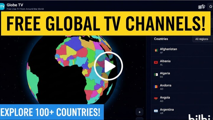 How to watch global Live TV channels for FREE? Ultimate Web Tool!