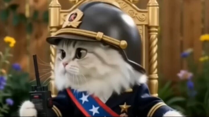 🐱 General Cat Has Entered the Battlefield! 🎖️😂