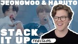 TREASURE : JEONGWOO x HARUTO - Stack It Up (Liam Payne x A Boogie Wit Da Hoodie Cover) | REACTION!