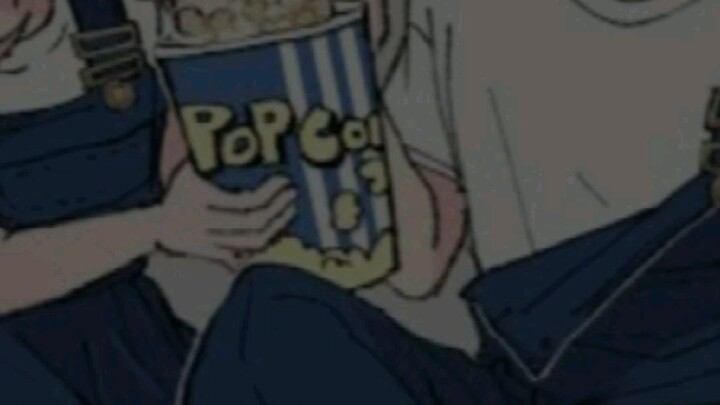 anyalu jngn ngejatuin popcorn ny sayang tau