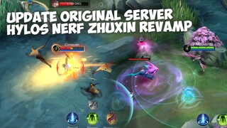 ZHUXIN JUNGLER TANPA GUNAIN MANA, HAYABUSA BUFF BRUTAL, HYYLOS NERF - UPDATE ORIGINAL SERVER MLBB