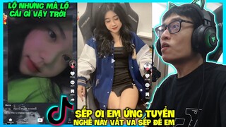 CƯỜI VỠ BỤNG SẾP MLEM THẾ NÀY THÌ TUYỂN HÙNG ĐI VÀ BẠN NỮ LỘ RỒI | HÙNG AKIRA XEM TIK TOK VN